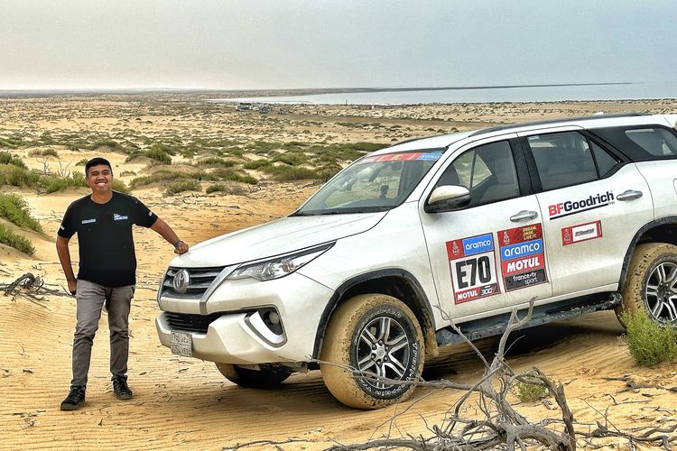 Julian Johan Sukses Wujudkan Mimpinya Ikut Balapan di Rally Dakar