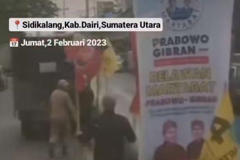 Bawaslu Usut Aksi Oknum Satpol PP Dairi yang Cabuti Bendera PDI-P