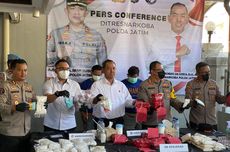 "Home Industry" Pil Ekstasi di Surabaya Digerebek, 6,7 Juta Pil Dobel L dan Carnophen Disita