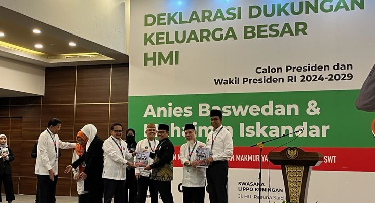 Keluarga Besar HMI Deklarasi Dukungan untuk Anies-Muhaimin di Pilpres 2024