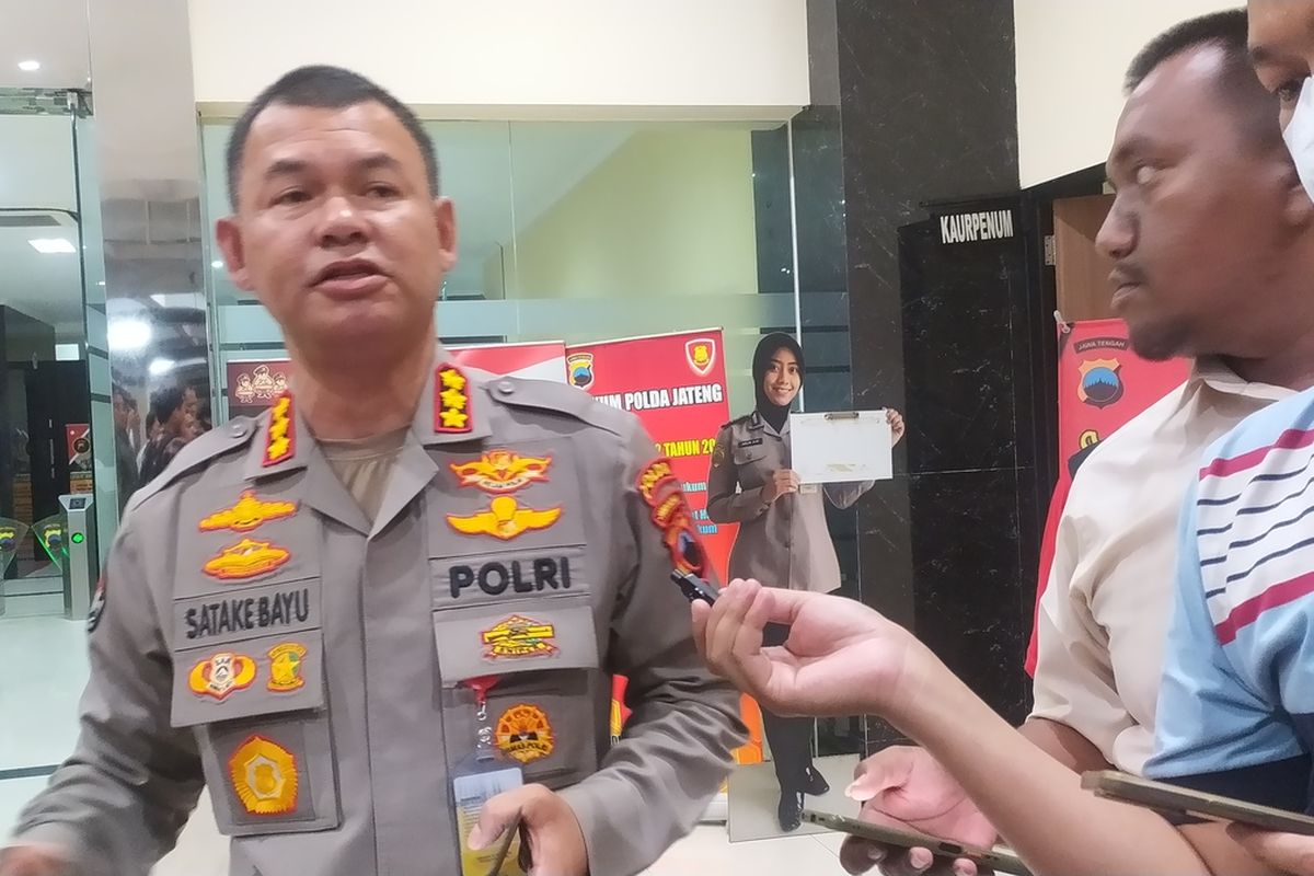 Kabid Humas Polda Jawa Tengah (Jateng), Kombes Pol Stefanus Satake Bayu di Mapolda Jateng.