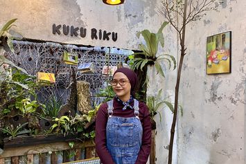 Cerita Azka Pebisnis Muda Bangun Kuku Riku House, Cafe Ala Film Ghibli