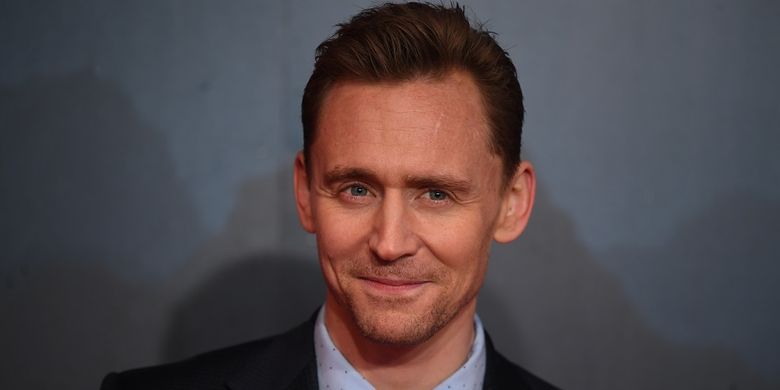 Aktor Tom Hiddleston menghadiri pemutaran perdana Eropa film Kong: Skull Island di London, Inggris, 28 Februari 2017.