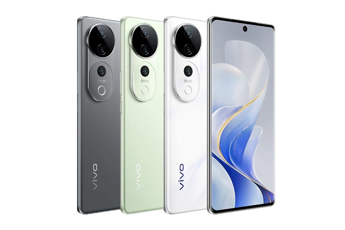 Vivo S19 Pro hadir dalam varian warna Gray, Green, dan Light Blue.