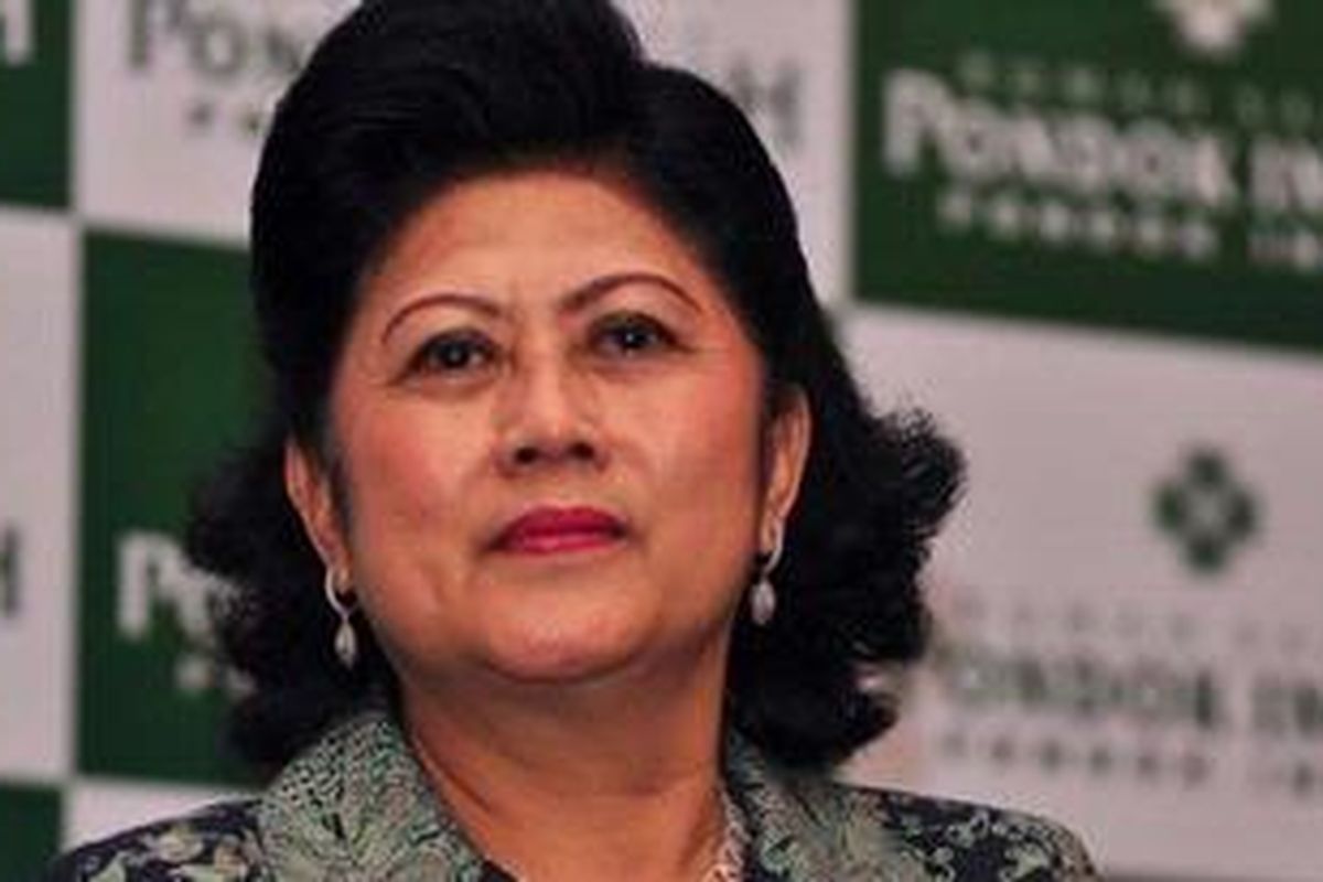 Ibu Negara Ani Yudhoyono. KOMPAS IMAGES/ANDREAN KRISTIANTO