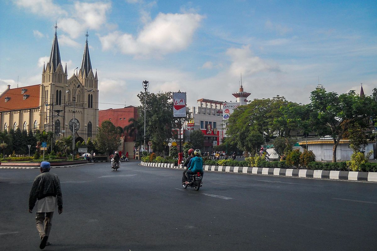 Ilustrasi kota Malang.