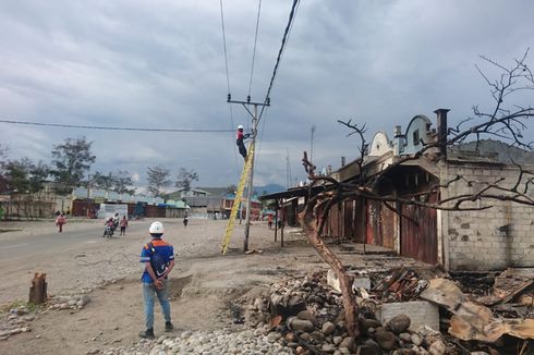 Jaringan Listrik di Wamena Pulih Seluruhnya