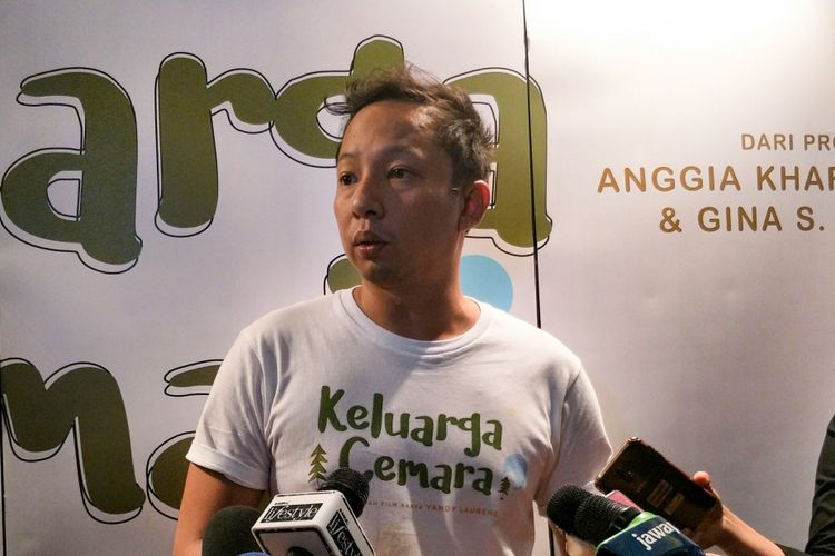 Artis peran Ringgo Agus Rachman dalam sesi wawancara di kawasan Gunawarman, Kebayoran Baru, Jakarta Selatan, Kamis (4/1/2018).