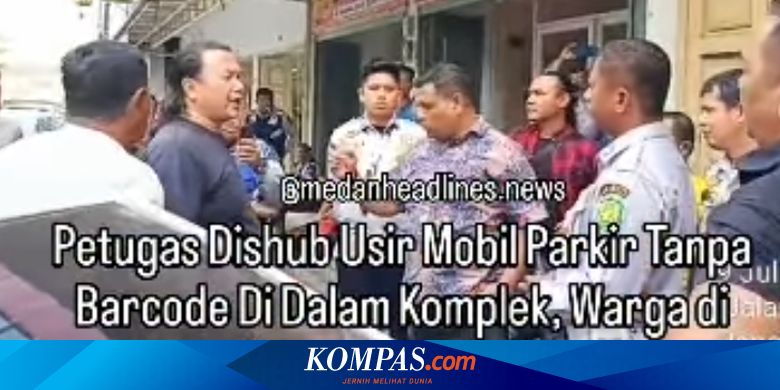 Parkir depan Ruko Tanpa Barcode Langganan Diusir, Dishub Medan Bersuara