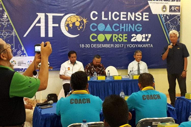 Kemenpora memberikan bantuan Fasilitasi pelatihan pelatih C-AFC di yogyakarta yang di selenggarakan pada tanggal 18-30 desember 2017. 