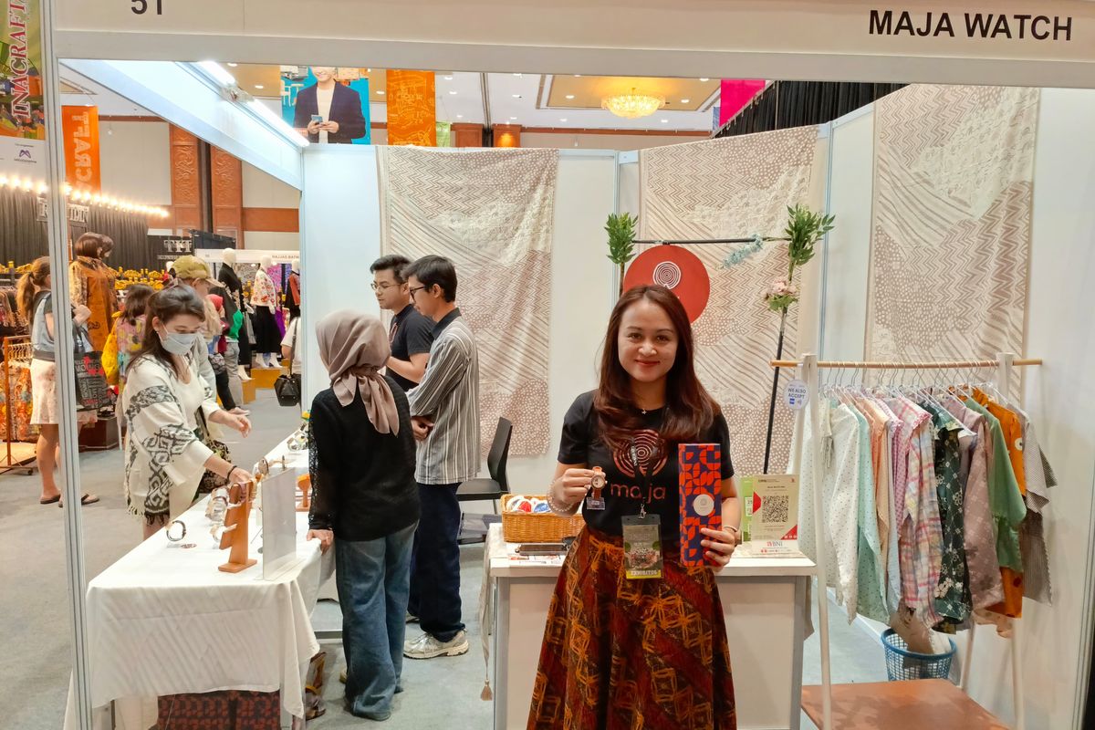 Maja Watch pada Pameran INACRAFT on October 2023 di JCC,Senayan pada Sabtu (7/10/2023)