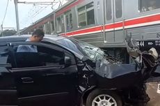 Mobil Tertabrak KRL di Tanah Kusir, Polisi: Tak Ada Korban Jiwa