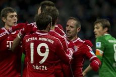 Pesta Gol Bayern di Markas Bremen