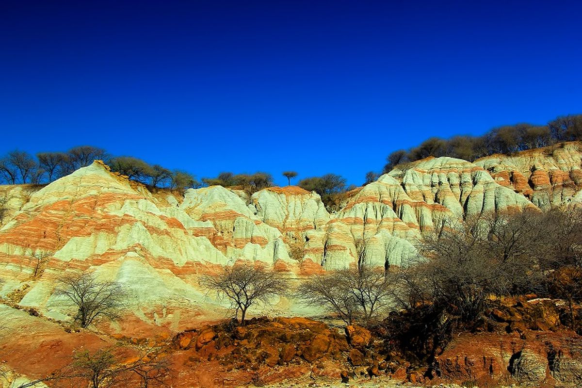 A file photo of Kelabba Maja rainbow hill in Sabu Island, East Nusa Tenggara.