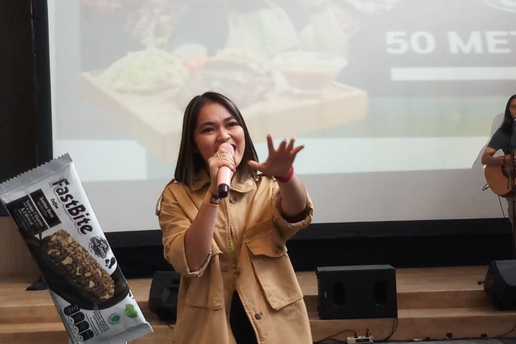 Vokalis band Geisha saat ditemui di kawasan Karet Kuningan, Jakarta Selatan, Jumat (22/11/2019).