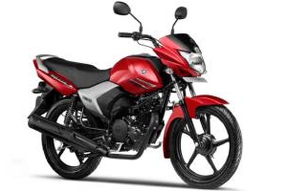 Yamaha Saluto, sepeda motor sport murah yang baru saja dipasarkan di India.