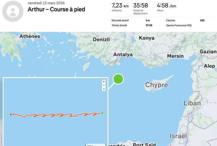 Lokasi Kapal Induk Perancis Terungkap Gara-gara Kru Upload Strava