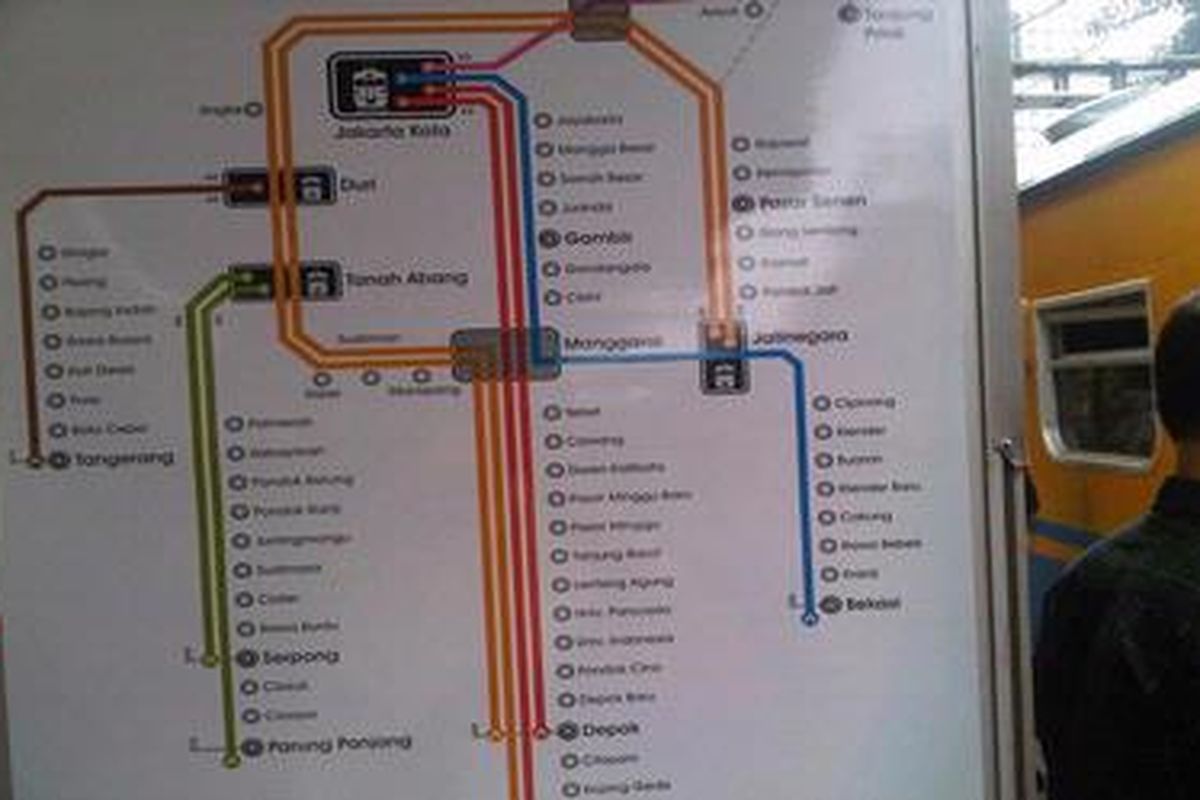 Rute baru KA Commuter Jakarta