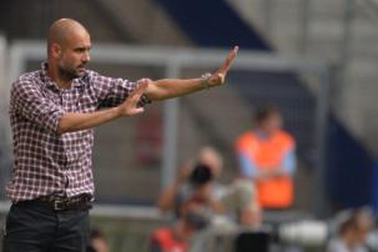 Pelatih Bayern Muenchen, Josep Guardiola.