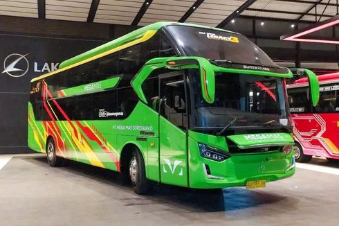 PO Mega Mas Luncurkan Sleeper Bus Kelir Hijau