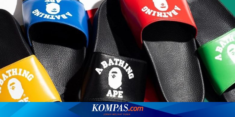 BAPE Rilis Sandal  Karet  Bertema Olimpiade Mau 