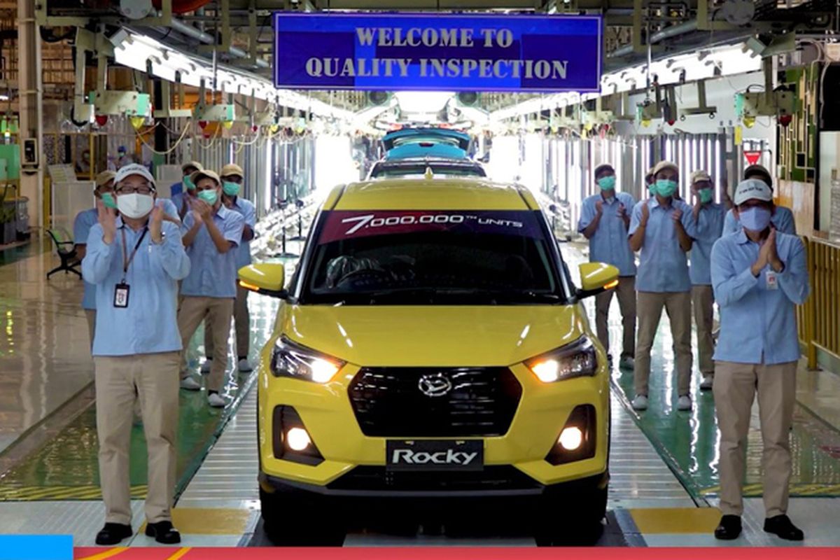 Produksi 7 juta unit Daihatsu di Indonesia