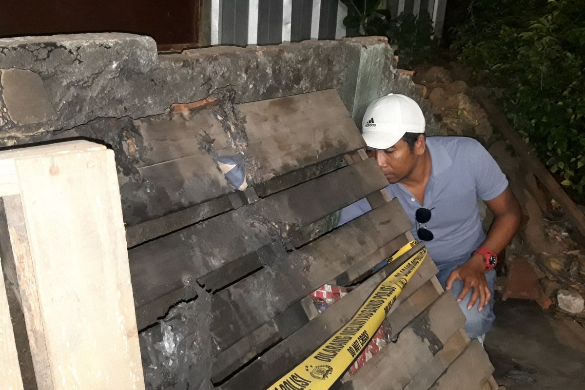 Tempat kejadian anjing dibakar hidup-hidup di Menteng, Jakarta Pusat, Selasa (14/5/2019) malam