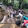Tanjakan Purut yang Ambles di Cianjur Ditutup untuk Perbaikan