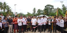 Resmikan Jembatan Surau Munai dan Seroja, Pj Gubernur Riau: Bukti Komitmen Pemerataan Pembangunan