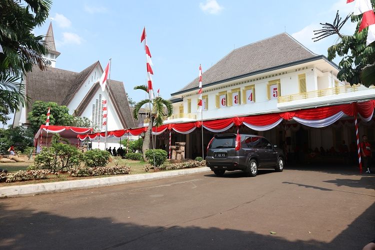 Bangunan Museum Perumusan Naskah Proklamasi Jakarta di Jalan Imam Bonjol Nomor 1, Jakarta, Rabu (16/8/2017). Bangunan dua lantai bergaya arsitektur art deco tersebut dirancang oleh seorang arsitek Belanda bernama J.F.L Blankenberg. Dulunya, bangunan seluas 1.138 meter persegi yang berdiri di tanah seluas 3.914 meter persegi.