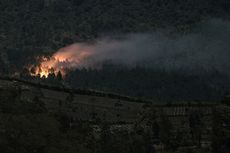 500 Orang Dikerahkan untuk Padamkan Kebakaran Hutan Lindung Gunung Slamet