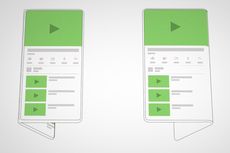 Tampilan Android Bisa Berubah Bentuk di Ponsel Layar Lipat