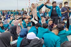 Mahasiswa Aceh Utara Demo Tolak Kenaikan BBM, Hanya 4 Dewan yang Temui Pendemo