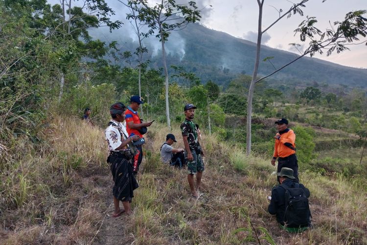 Karhutla di Lereng Gunung Agung Karangasem Hanguskan 18 Hektar Hutan Lindung
