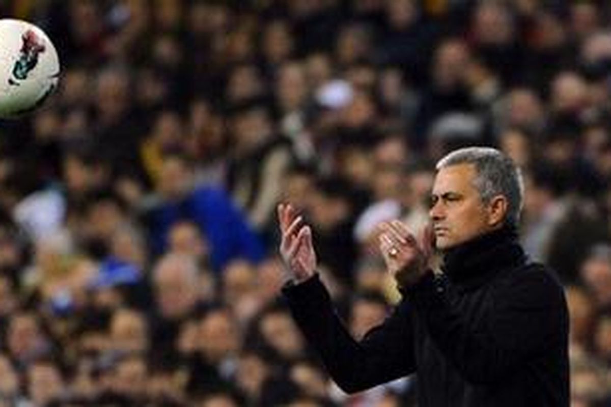 Pelatih Real Madrid, Jose Mourinho.