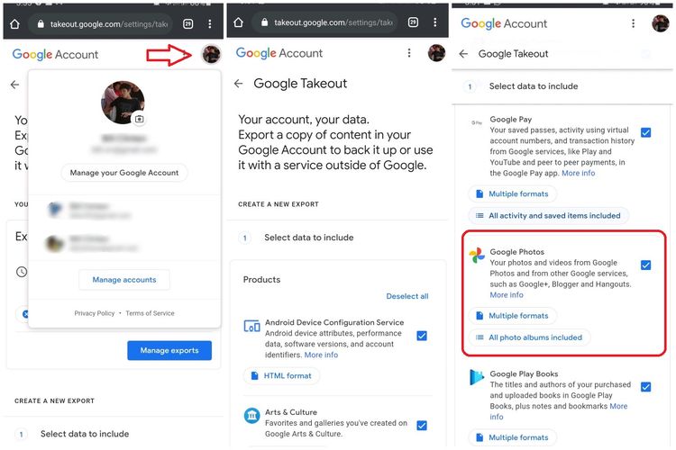 Cara mengambil data di google drive