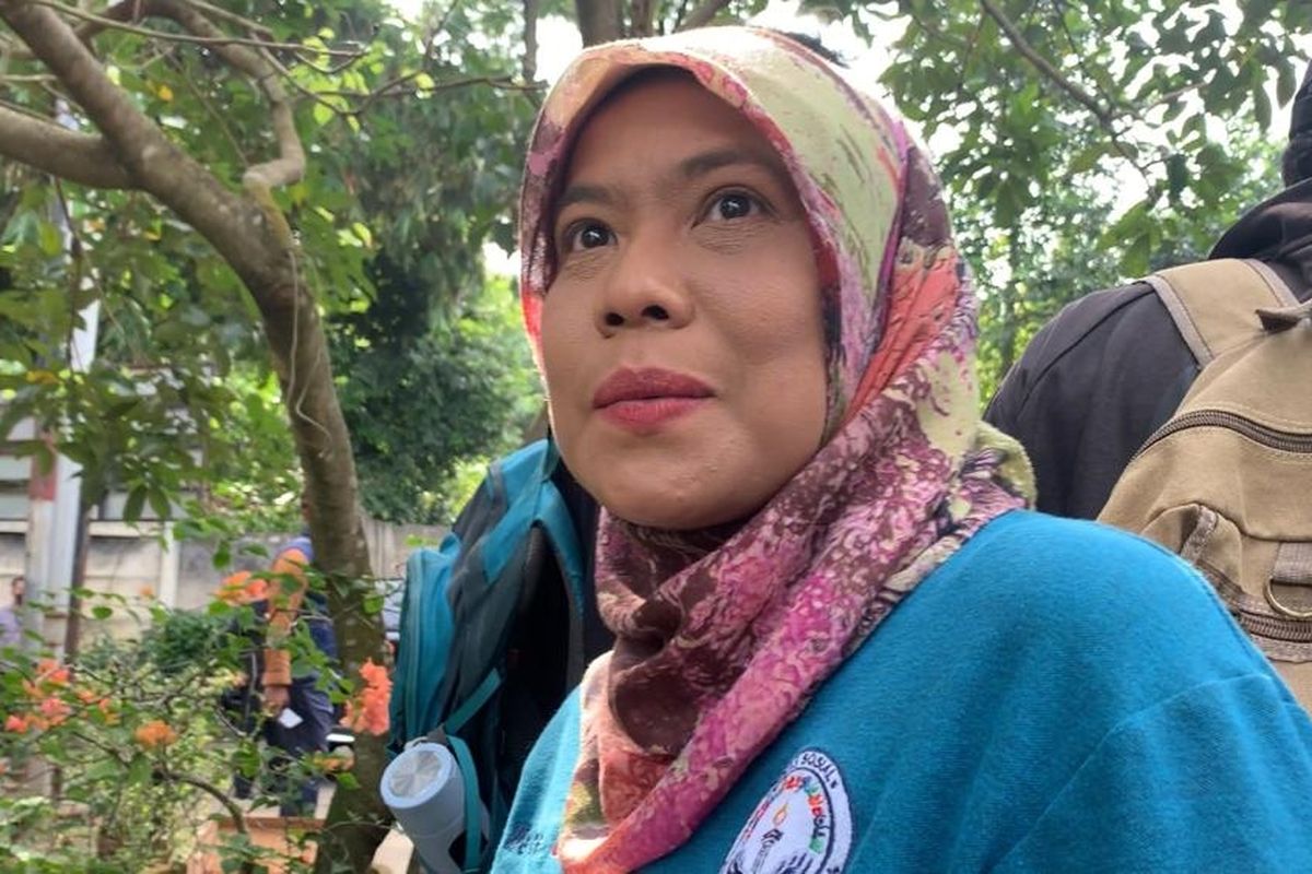 Kepala Dinas Sosial DKI Jakarta Premi Lasari saat ditemui di Ragunan, Pasar Minggu, Jakarta Selatan, Jumat (13/1/2023).