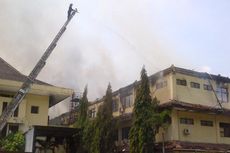 Mapolda Jateng Terbakar, 74 Tahanan Dievakuasi dengan Tangan Terborgol