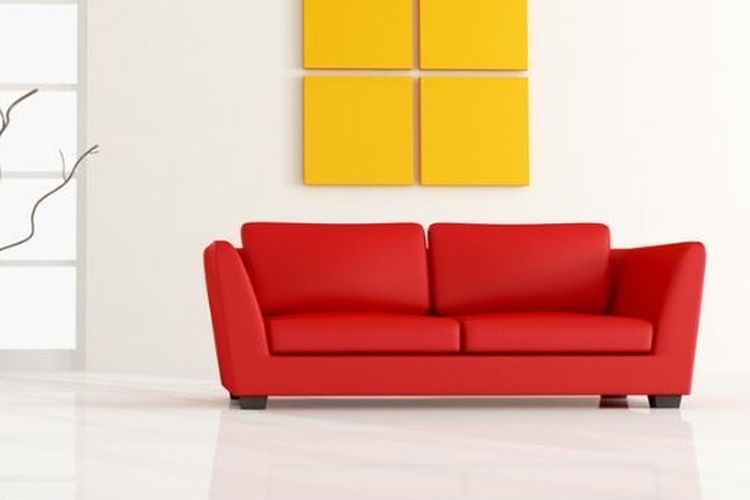 Ilustrasi sofa lawson minimalis untuk mempercantik ruangan. 