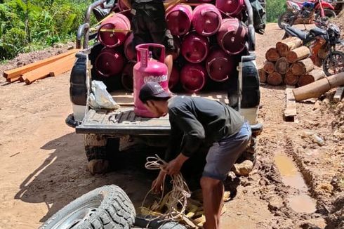 3 Tahun Mandek, Pengiriman Elpiji ke Krayan Akhirnya Didistribusikan dengan Jalur Darat Selama 12 Jam