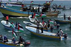 Belasan Perahu Tinggalkan Gaza Coba Terobos Blokade Israel