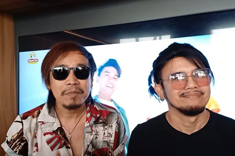 Ian Kasela dan Moldi saat ditemui di daerah Kebayoran Baru, Jakarta Selatan, Selasa (9/7/2024). 