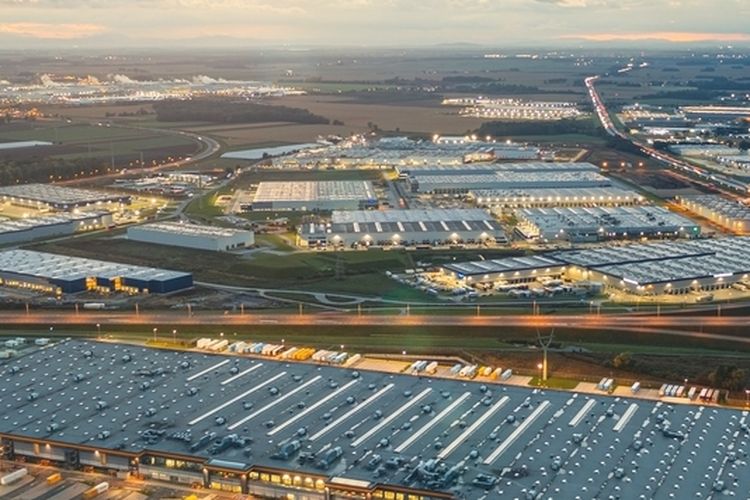 Ilustrasi kawasan industri. 