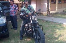 Wawali Pekalongan Pantau Tes CPNS Pakai Harley Davidson