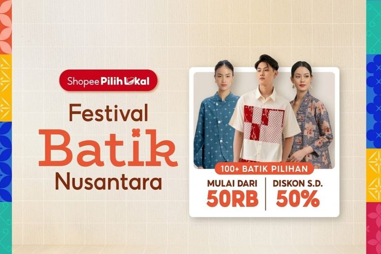 Batik Jadi Bagian dari Gaya Kekinian, Shopee Ajak Generasi Muda Rayakan Festival Batik Nusantara
