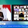 Presiden Jokowi Resmikan Gedung Sekolah Vokasi Undip, Ini Pesannya...