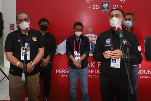 Sidak Ketum PSSI Jelang Final Piala Menpora