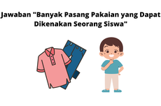 Jawaban "Banyak Pasang Pakaian yang Dapat Dikenakan Seorang Siswa"