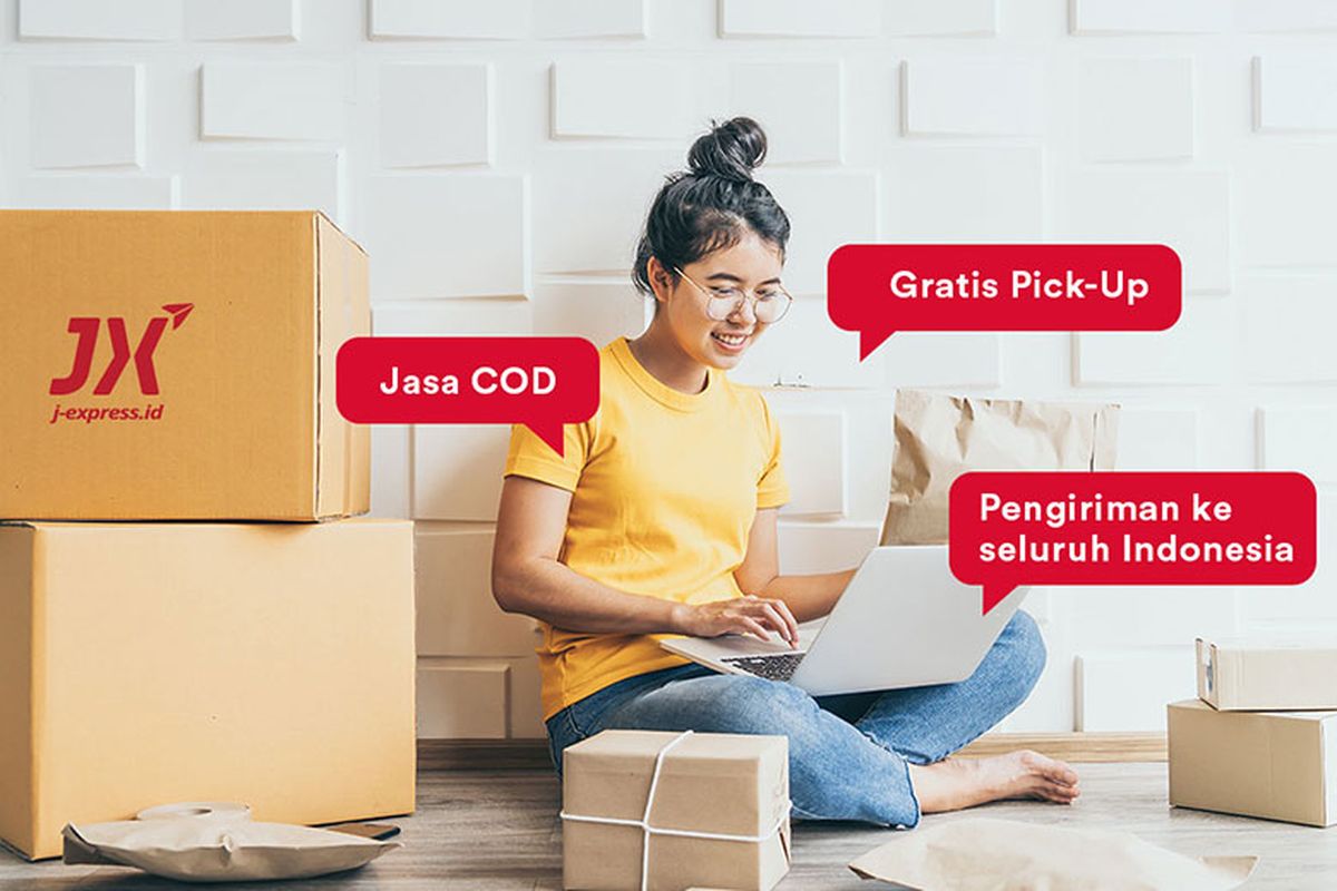 Ilustrasi pengiriman menggunakan JX Indonesia 