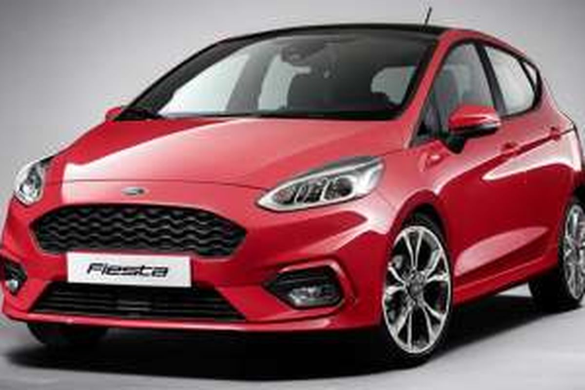 Ini tampang Ford Fiesta terbaru tipe standar.